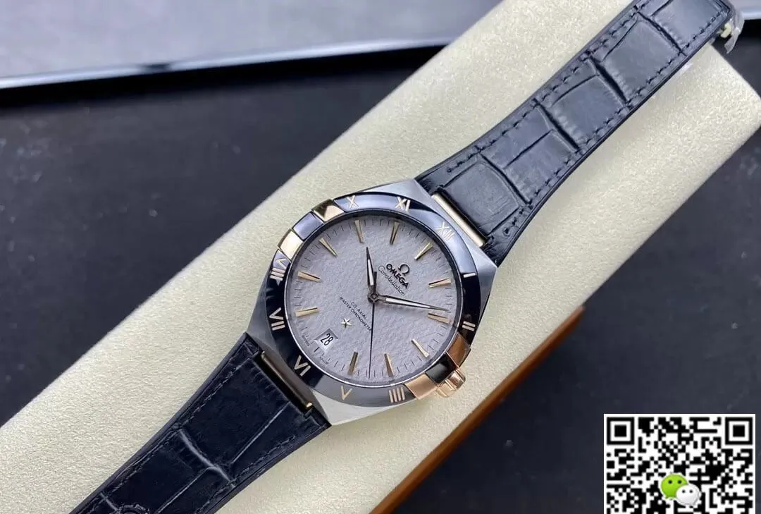 SBF Omega Constellation 131.23.41.21.06.001 VS Factory 1:1 Best Edition Replica Watch Leather Strap